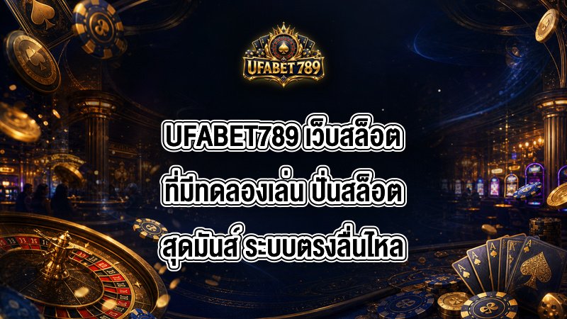 UFABET789 เว็บสล็อตที่มีทดลองเล่น